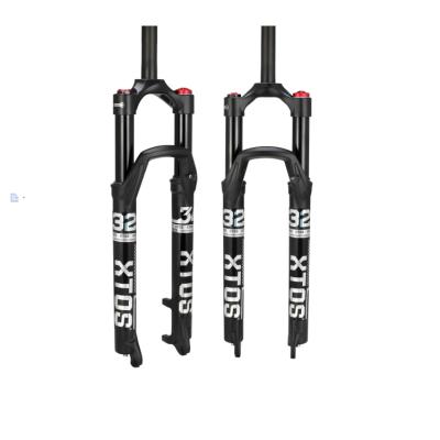 China Lightweight travel 100mm XTOS aluminum bicycle fork mtb fork 26 er fork 27.5 29 suspension for sale