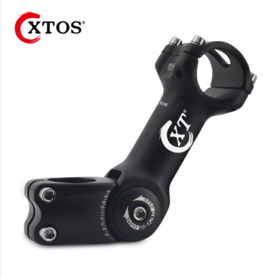 China Moutain Bike XTOS Mountain Bike Adjustable Stem Angle Riser Bicycle Stem for sale