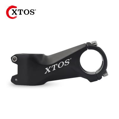 China Durable CNC XTOS Mountain Bike Aluminum Alloy Riser 31.8*90mm XC AM Offroad Riser Stem for sale