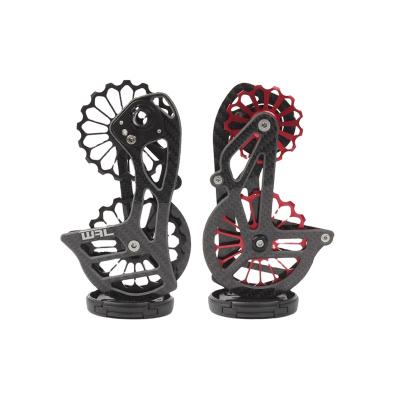 China 17T carbon fiber road bike carbon fiber guide ceramic gear wheel suitable for 5800/6800/7000/R8000 rear derailleur for sale