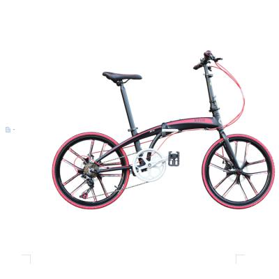 China Aluminum Alloy China Folding Bike 20/22 Inch 7 Speed ​​Folding Mountain Bike for sale