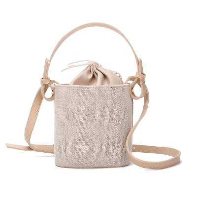 China Fashion Ladies Canvas Womens Handbags Tote Bags Bucket Purses For Women for sale