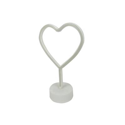 China Modern Indoor Modern Office Night Light Love Heart Light Fixtures Decoration Led Home Table Lamp for sale