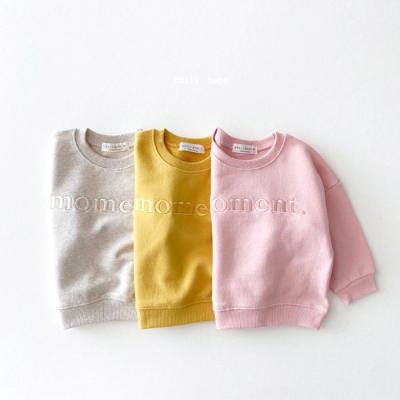 China Children's letter sweater children's clothing baby's autumn and winter anti-shrink clothes baby's shirt boys' autumn sweater Autumn Pullover for sale