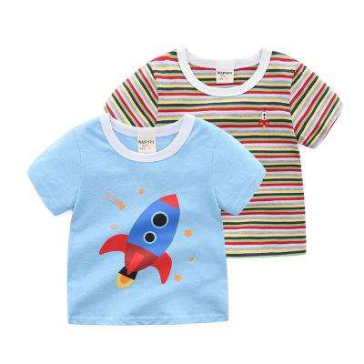 China Wholesale Children's Clothing Summer New Boy's T-shirt Baby's Main Short-sleeved Cartoon Anti-Shrink for sale