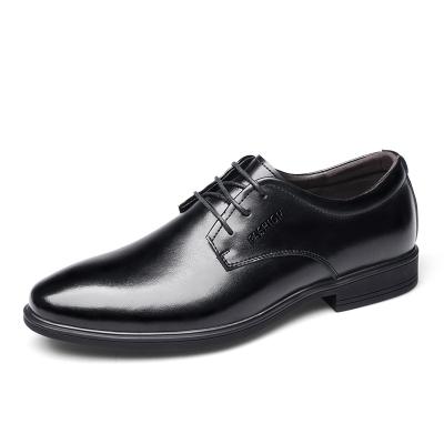 China 2021 Summer New Design Breathable Fashion Breathable Genuine Leather Shoe Office And Career Men Black Casual Shoes JDD-36522 for sale