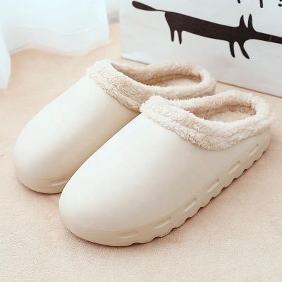 China Fashion Trend Wholesale Unisex Men's Bedroom Slippers Comfortable Indoor Winter Slip On Home Warm Shoes Customizable Non-slip Clog Rubber TX-507 for sale