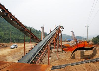 China High Efficiency Flat Belt Conveyor Machinery For Stone Making Production Line for sale