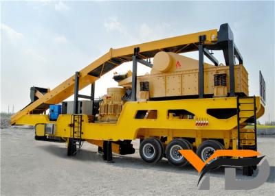 China 92KW Quarry Mobile Crusher Station Intelligent Design Maximum Feed 500mm for sale