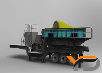 China Quarry Mining Mobile Stone Crusher Plant , Portable Stone Crusher Machine for sale