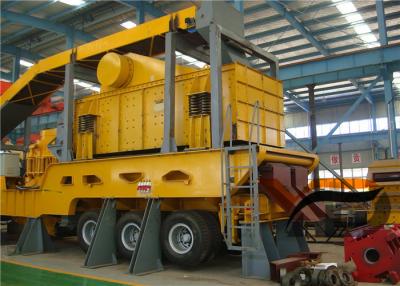 China Wheel Type Mobile Stone Crusher Machine Energy Conservation For Building for sale