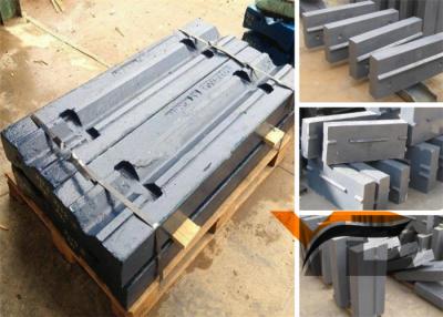 China Impact Crusher Spare Parts High Chrome Martensitic Manganese Steel Blow Bar for sale