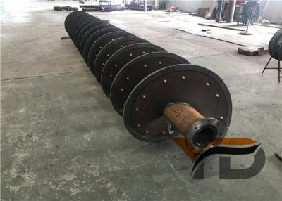 China AC Motor Sand Screw Washer High Capacity With Heavy Duty Conveying Paddles for sale