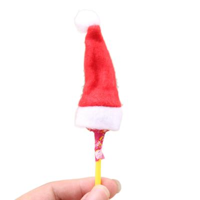 China Mini Santa Hats Classic Red and White Velvet Sublimation Nonwoven Fabric Christmas Decorations Santa Hat for Kids and Adults for sale