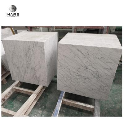 China Bianco White Carrara Marble Tiles 10mm Thickness 30*60 Modern Marble Tiles Thin White Marble Wall Tiles for sale