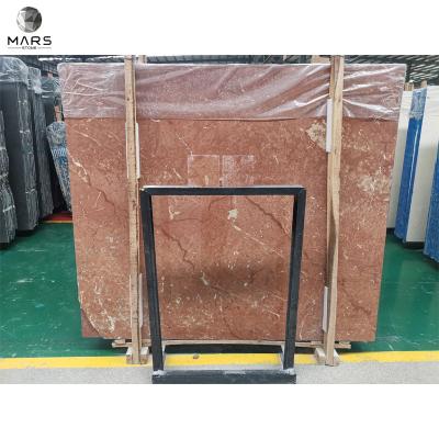 China Modern Bright Red Marble Flooring Tiles, Coral Red Natural Slabs, Turkish Ruby Red Marble for sale