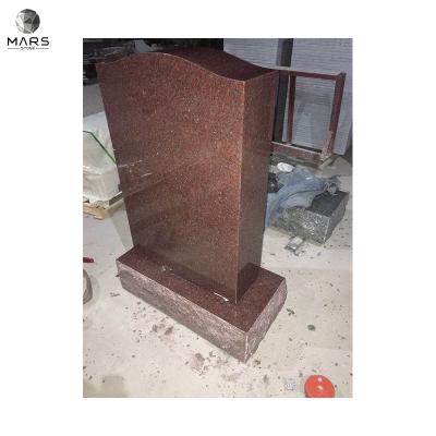 China USA EUROPEAN Style Granite Factory Price Tombstone And Monument India Funeral Red Granite for sale