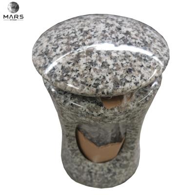 China Traditional Use Granite Funerial Grave Lamps Lantern For Headstone for sale