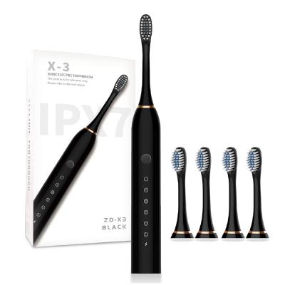 China Smart Home Rechargeable Soft Hair Toothbrush Wholesale 6 Speed ​​Adult Sonic Electric Toothbrush 23.7*2.5*2.5cm for sale