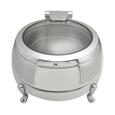 China Wholesale Electric Hydraulic Luxury Chafing Dish Buffet Food Warmer Stainless Steel Restaruant Chafing Dish for sale