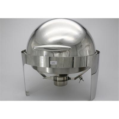 China 201 Stainless Steel Round Chafing Dish Good Quality Promotional Custom Commercial Chafing Dish for sale