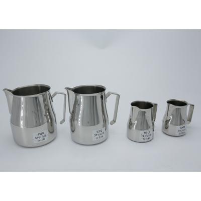 China Sustainable Stainless Steel Coffe Pot Espresso Foam Milk Frothing Jug Pitcher for sale