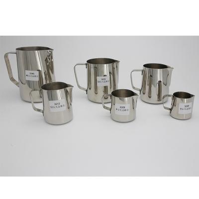 China Mini Viable Vintage Metal Cappuccino Espresso Latte Stainless Steel Tea Milk Jug Milk Frothing Jug Pot for sale