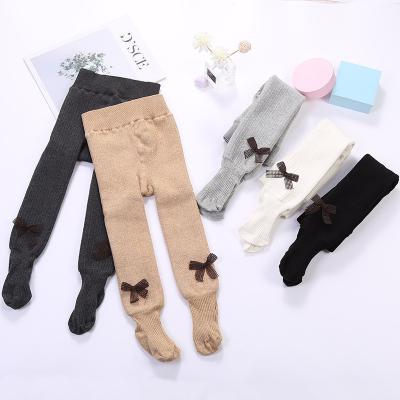 China Antibacterial winter hosiery thongs tights for kids cotton baby gaiters pantyhose toddler for sale