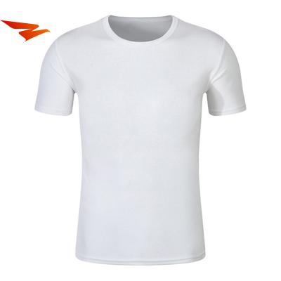 China Custom Printing Anti Shrink Logo White Porcelain Mens T Shirt for sale