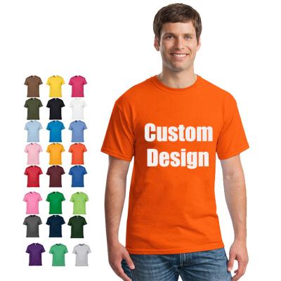 China Factory 100% Premium T-shirt Wholesale High Quality Anti-Shrink Cotton Custom Screen Printing T-shirt for sale