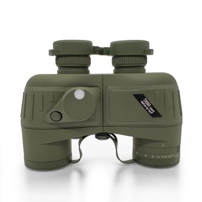 China Water Proof Minimum 2 Hours @ 1.5 Meter Depth Waterproof Army Green 7x50 Binoculars With Rangefinder And Compass Suit For Military Use for sale