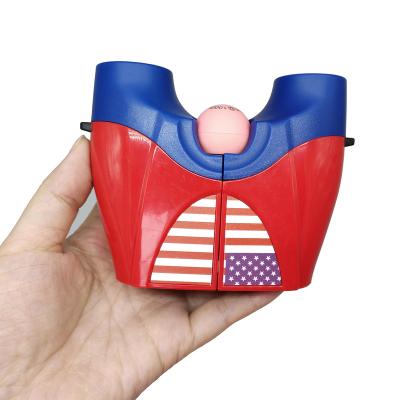 China America Flag Color Bird Watching Optical Glass Telescope Children Binocular for Expanding Telescopio for sale