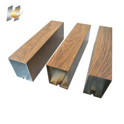 China All Wood Color China Factory Outlet 3105 Aluminum Profile Accessories Door And Window Handles for sale