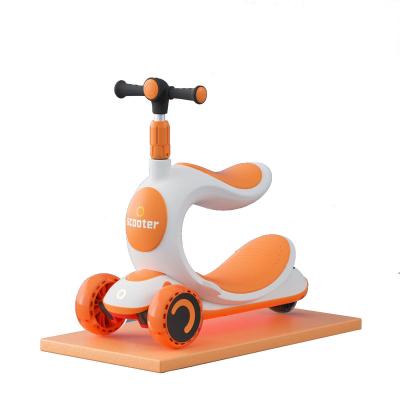 China High Quality Cheap High Quality Child Baby Kids Three Wheels Outdoor Running Bike Kick Scooters With Led Light for sale