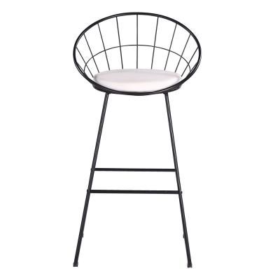 China Hot Selling Sturdy and Durable PP Seat Barstool Chair Barstool Metal Bar Stool for Cafe Bar for sale