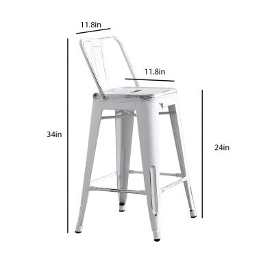 China Hot Selling Best Price Sturdy And Durable Modern Cheap Kitchen Quality Back Rest Bar Stools for sale