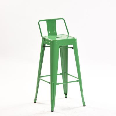 China Sturdy and durable ready to ship modern barstools 24 inch high back chair bar stool from China manufacturer for sale