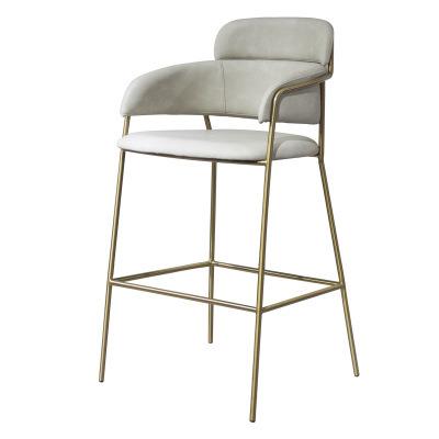 China Commerical Modern Foldable Furniture Metal Bar Stools Chairs Modern Luxury Bar Counter Chairs Bar Stool for sale