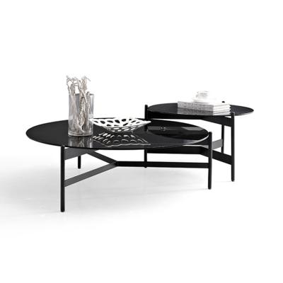 China Good Price Italian Minimalist Black Factory Supply Minimalist Coffee Table For Living Room for sale