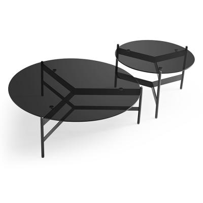 China Italian Minimalist Living Room Furniture Widely Used Modern Round Minimalist Coffee Table Top Quality for sale