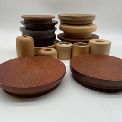 China Hot High Quality European MDF Beech Pine Walnut Plywood Bamboo Cork Oak Rubber Wood Lids For Glass for sale