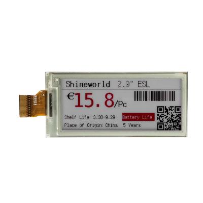 China 2.9 Inch 128x296 E-ink Display White Black Red EPD Module 2.9inch SPI for sale