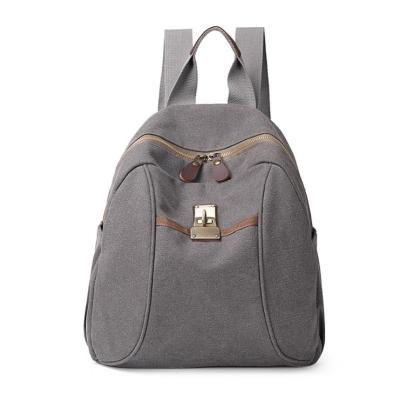 China Wholesale Anti-theft Specially High Density Thick Canvas Laptop Backpack Backpack for sale