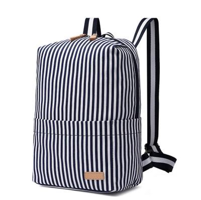 China Custom Fully Protective Canvas Students Backpack Casual School Bookbag For Teens Girls Boys Laptop Bag for sale