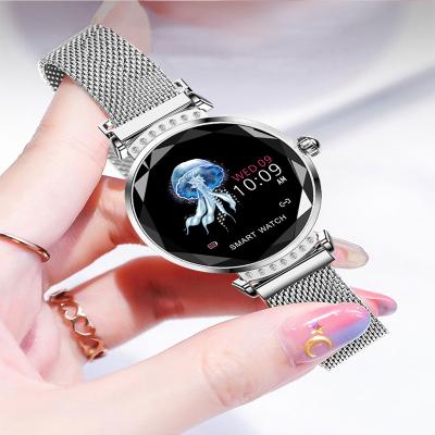 China New Luxury ISO Rate Sleep Monitor Fashion Wristwatch GPlay Android Heart Fitness Bracelet IP67 Touch Screen Girls Smart Watch For Lady for sale