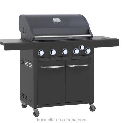 China High Quality Outdoor 6b Gas Grill Aluminum Alloy Burner Easily Assembled Foldable Grill for sale