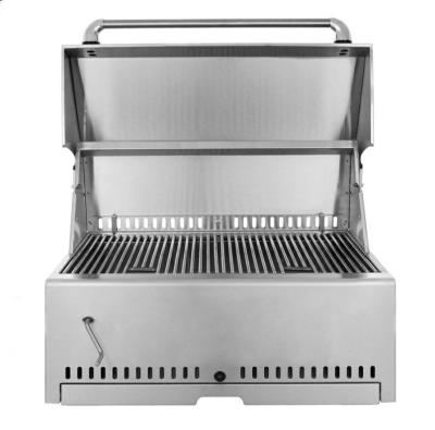 China Manufacturer Adjustable Professional Outdoor Kitchen Size Stainless Steel Built In Grill Charcoal for sale