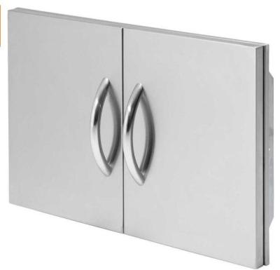 China Dustproof Quality Ensure Large Modern Polished Stainless Steel Double Access Door For Party for sale