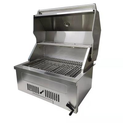 China Easily Assembled Premium Stainless Steel Built In Outdoor BBQ Luxury Charcoal Grill For Sale for sale