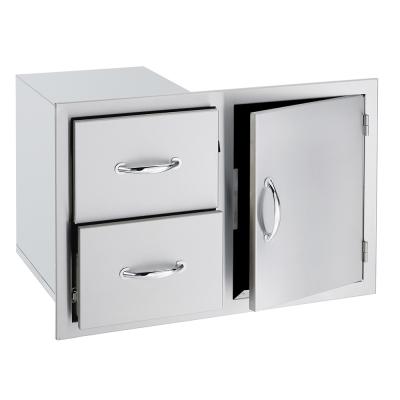 China Embedded Dustproof OEM With 304 Stainless Steel Exterior Kitchen Doors And Drawers for sale